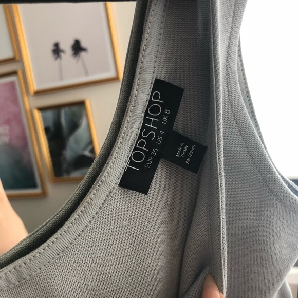 TOPSHOP LACED UP CROP TANK TOP - Picture 3 of 5